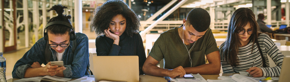 Image of students studying